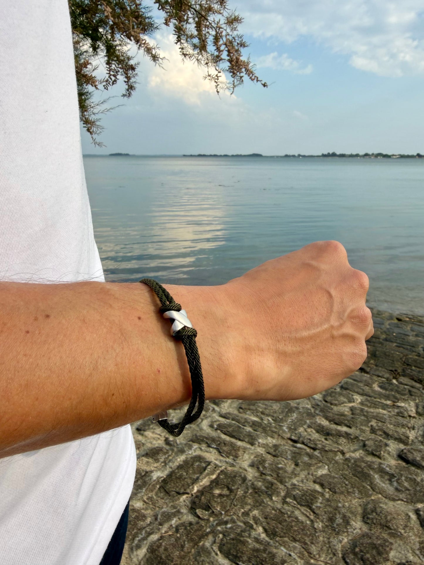 Bracelet marin vert