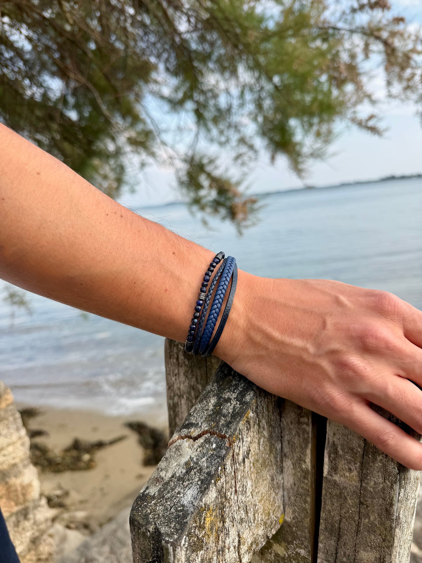 Cuir bleu grand large