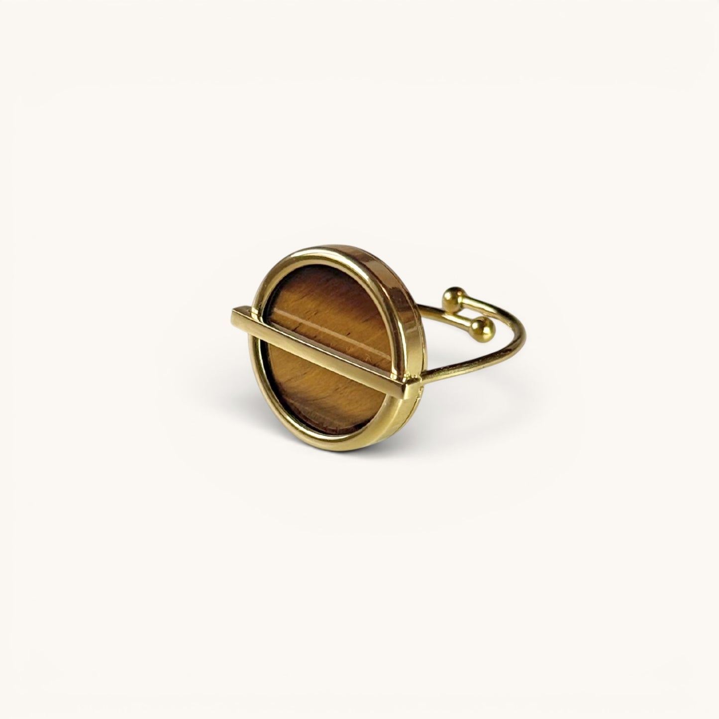Bague Littoral marron
