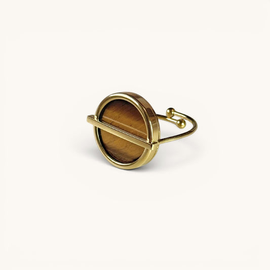 Bague Littoral marron