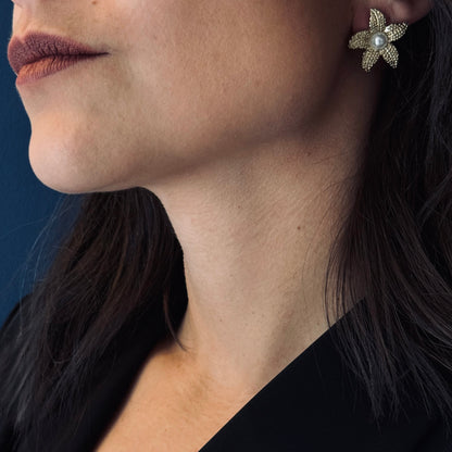 Boucles d'oreilles étoile de minuit 