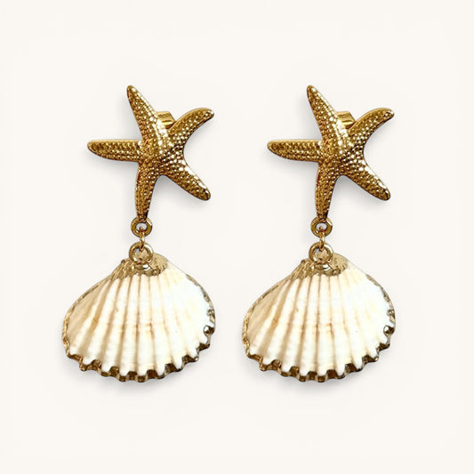 boucles duna etoile coquillage