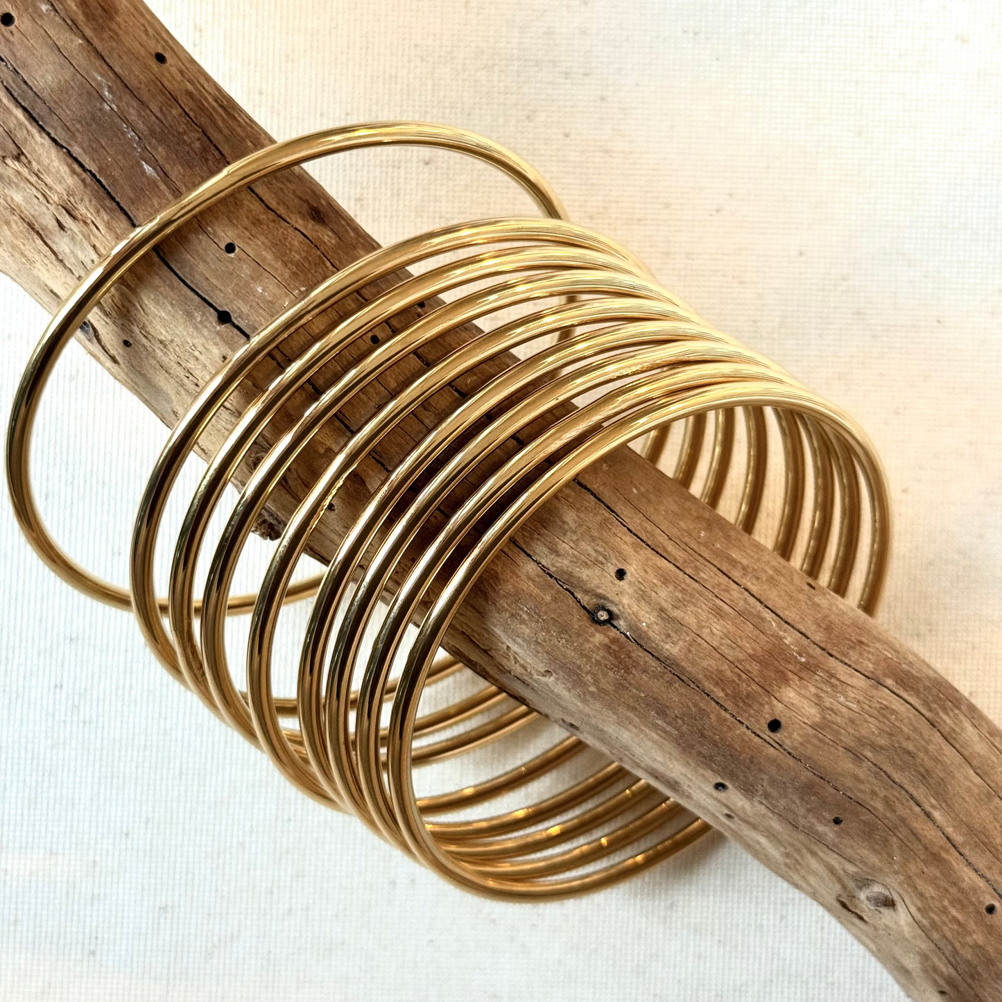 Bracelet jonc sable fin