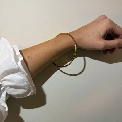 Bracelet jonc sable fin