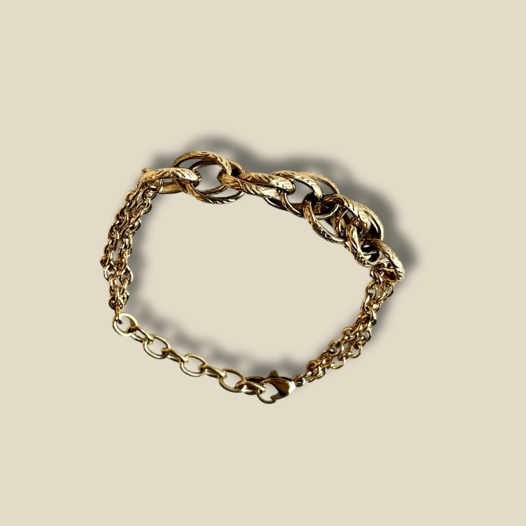 Bracelet rivage acier inoxydable