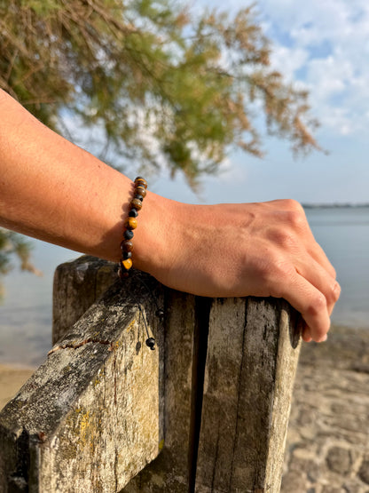 Bracelet ambre marron