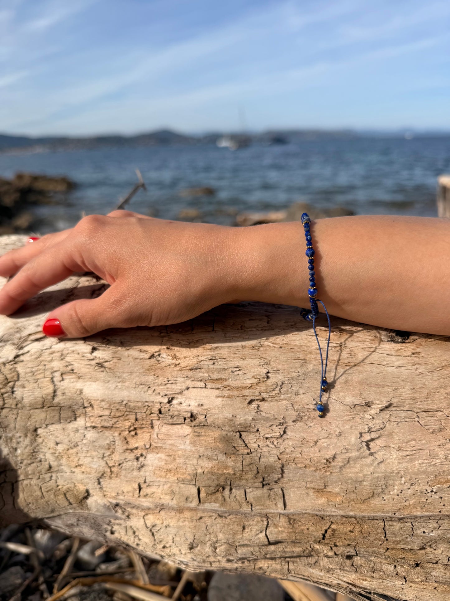 Bracelet astre marine bleu