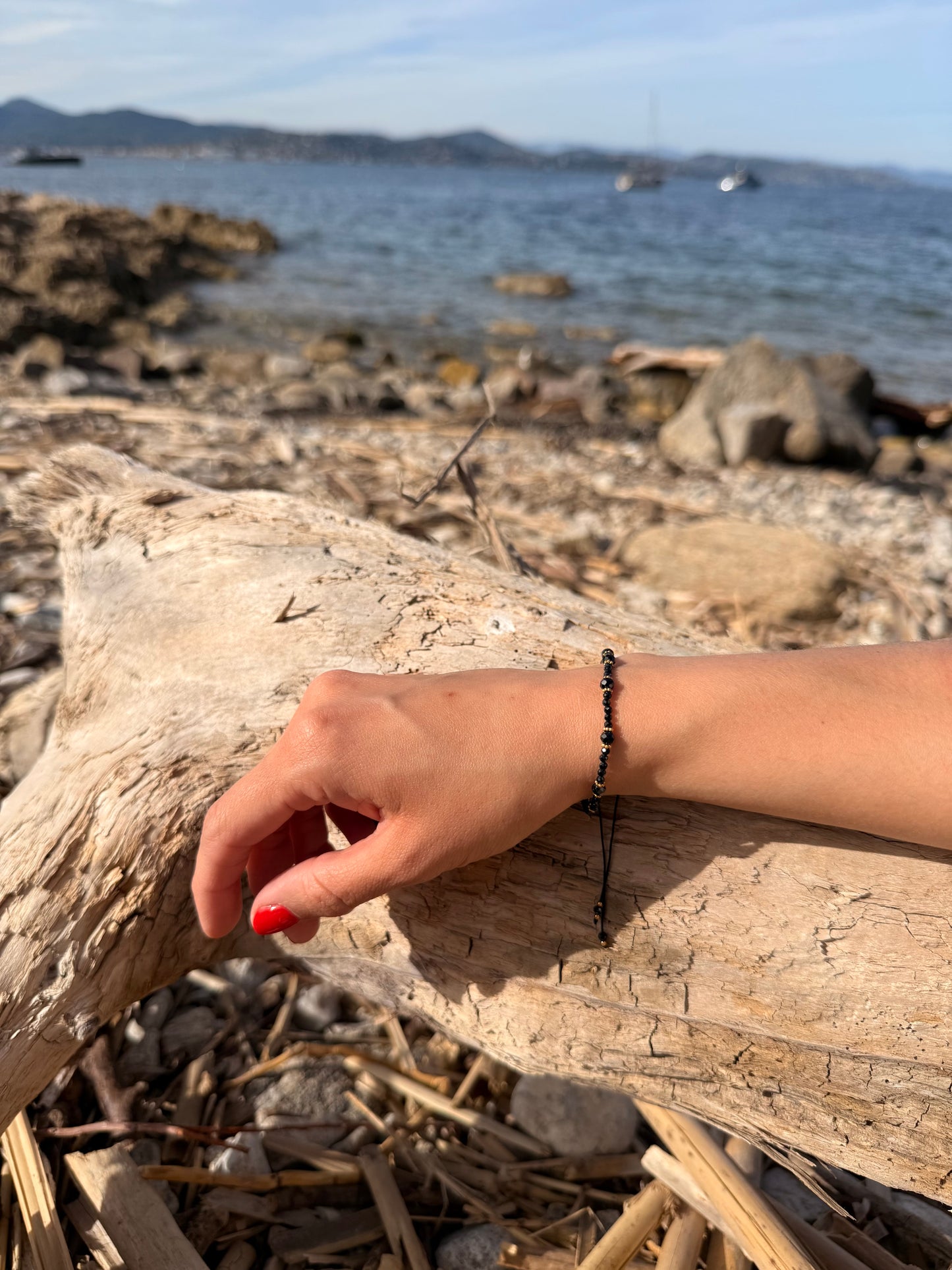 Bracelet astre marine noir