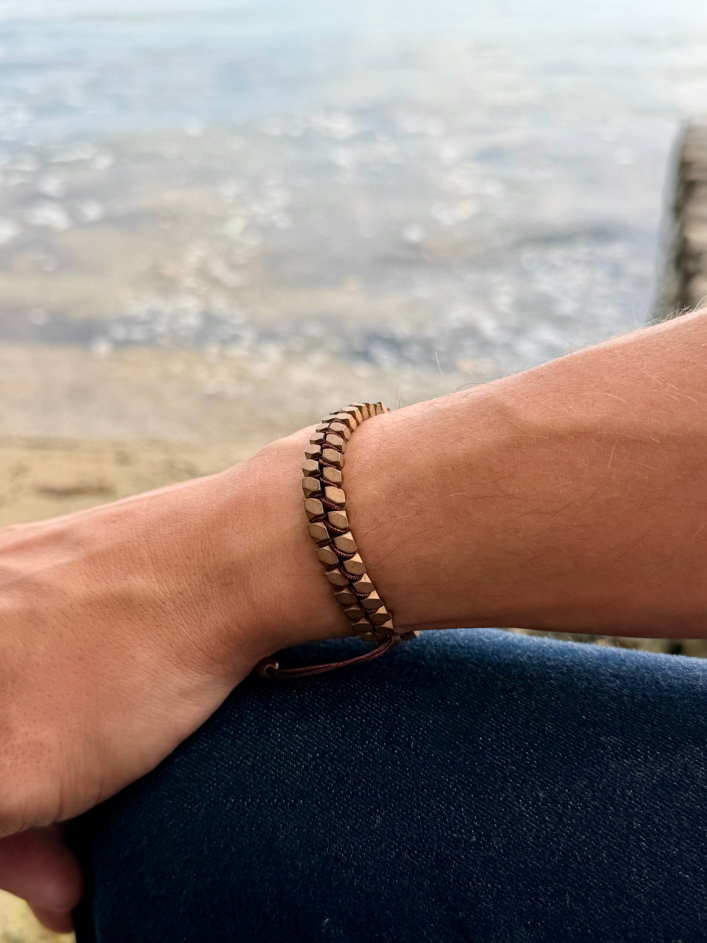 Bracelet embruns marron 