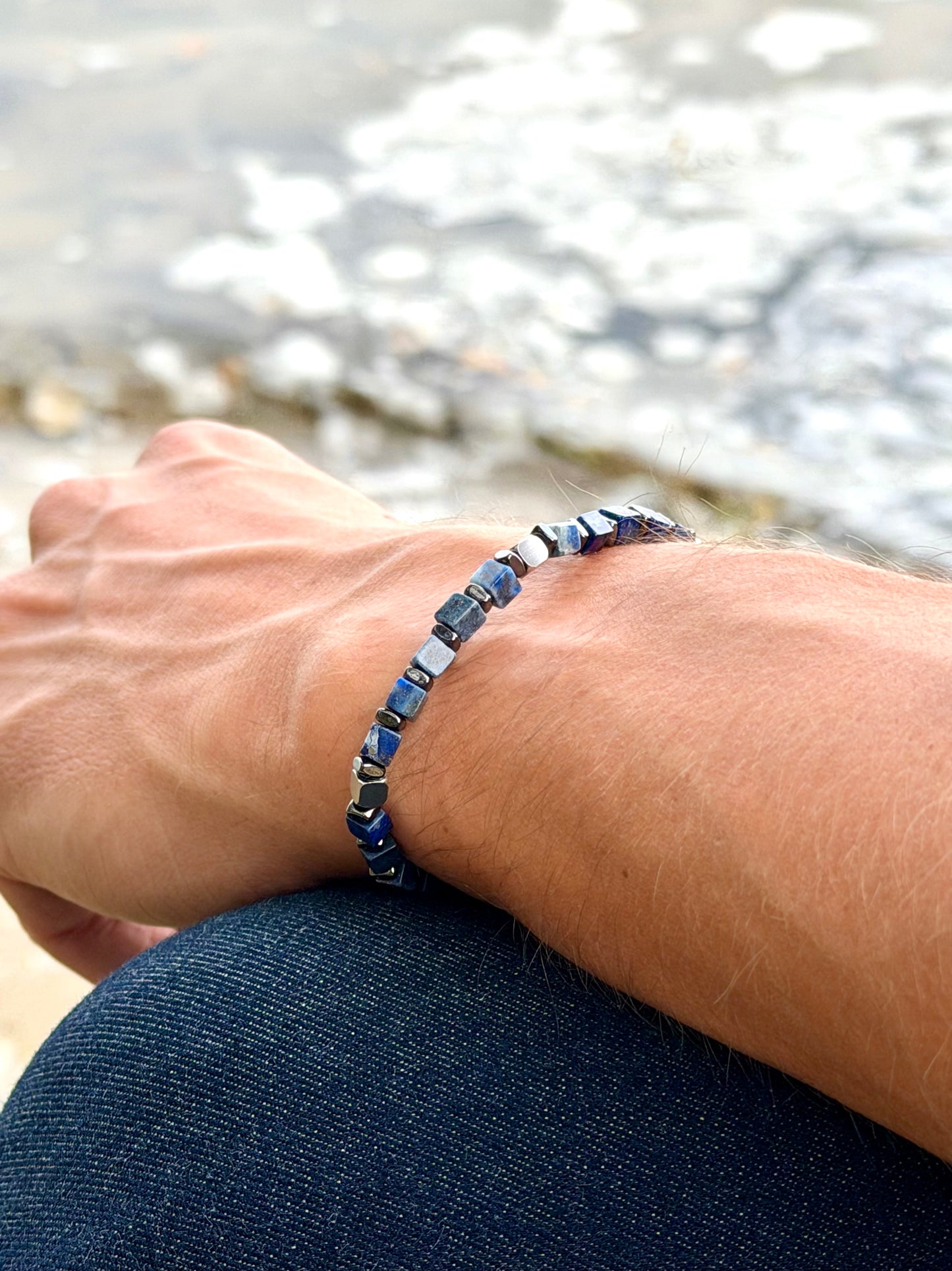 Bracelet grand bleu 
