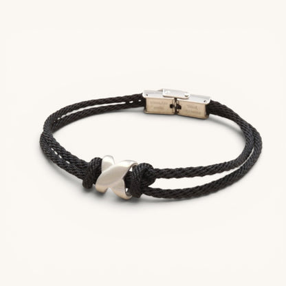 Bracelet homme marin noir 