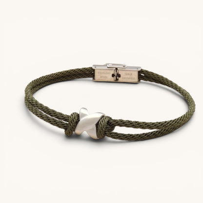 Bracelet homme marin vert 