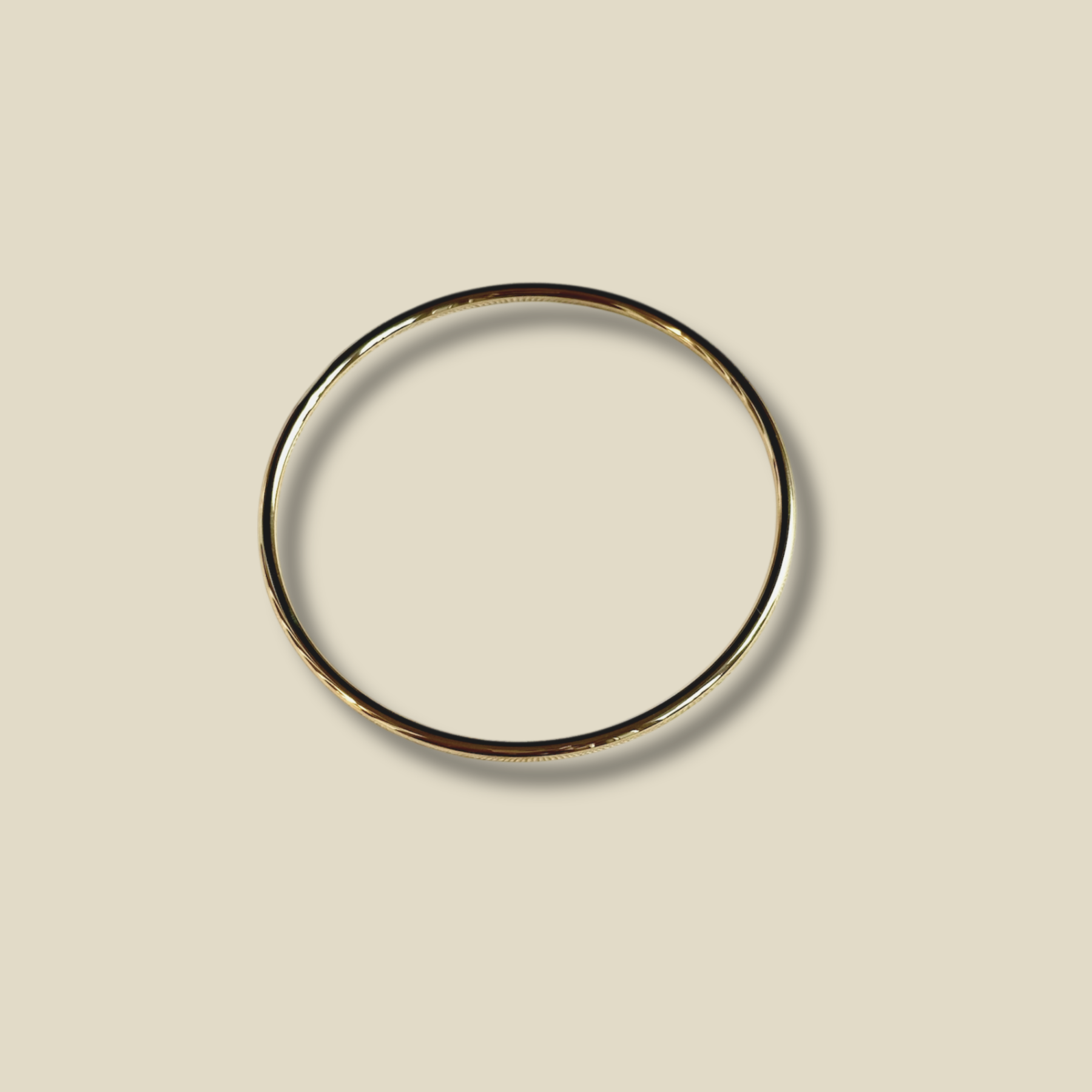 Bracelet jonc sable fin