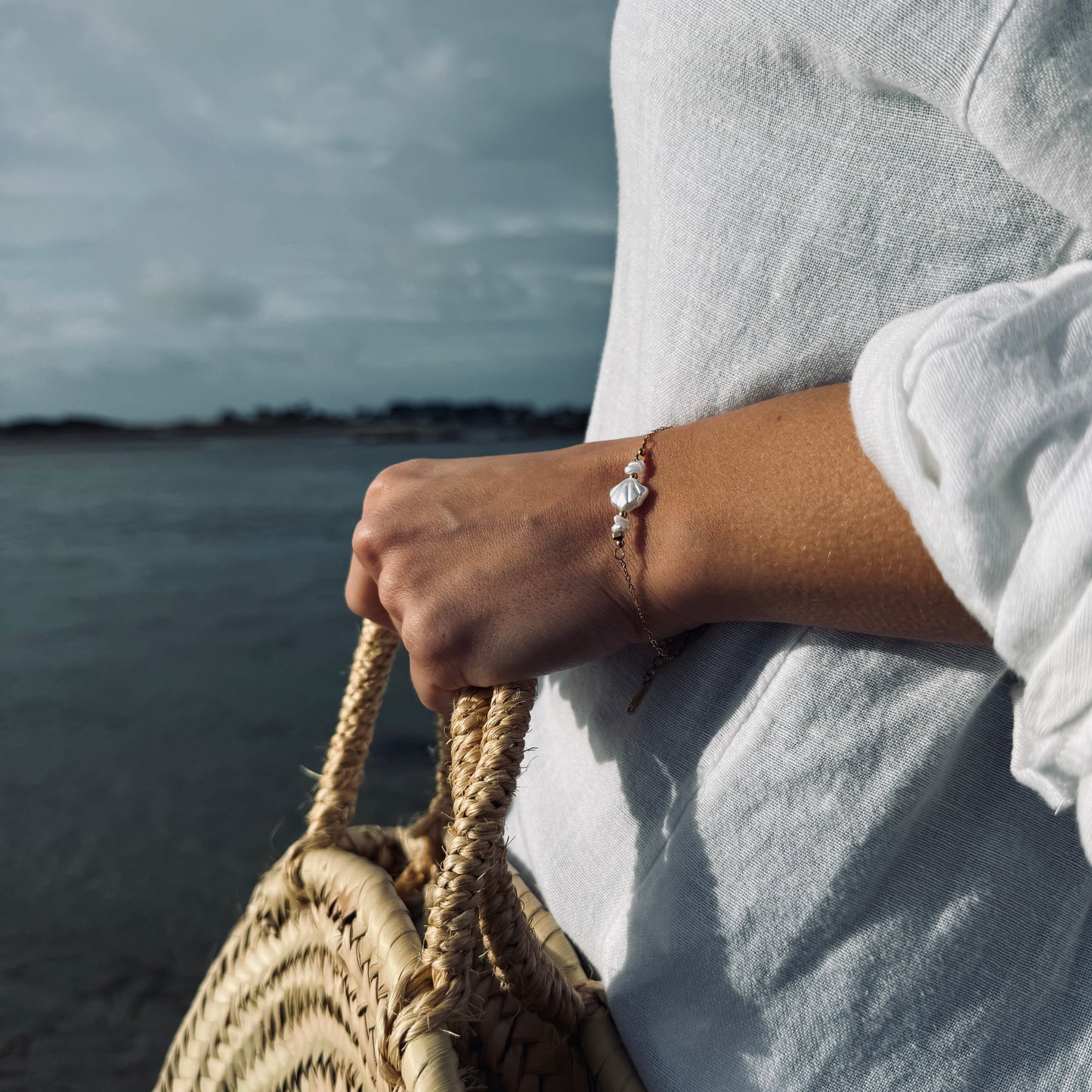 Bracelet salina coquillage