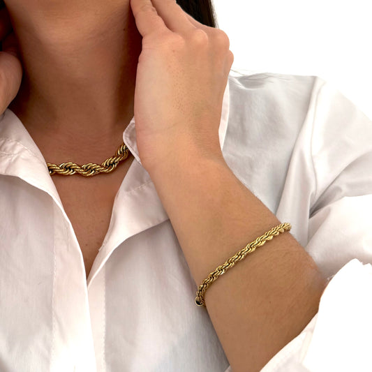 coffret duo collier et bracelet luz