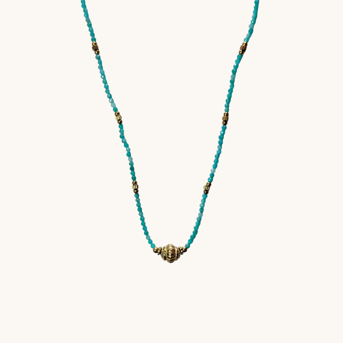 Collier Azur bleu ciel