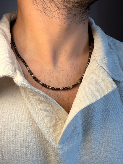 Collier marron homme perla 