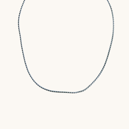 Zephyr III collier homme argent