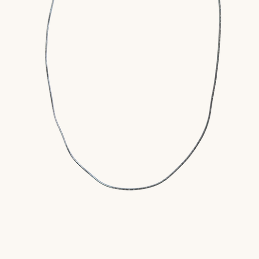 Zephyr II collier argent homme