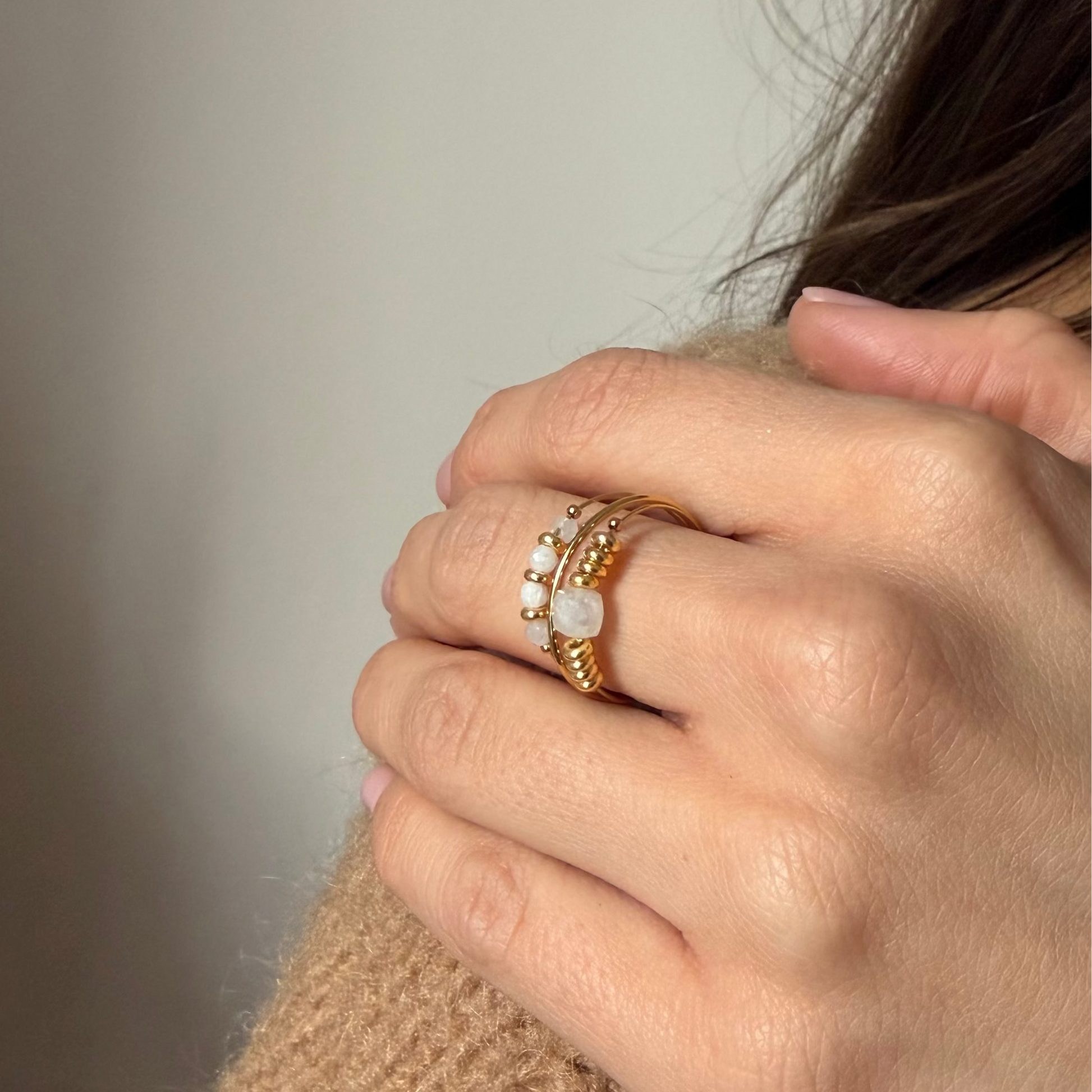bague azura blanc