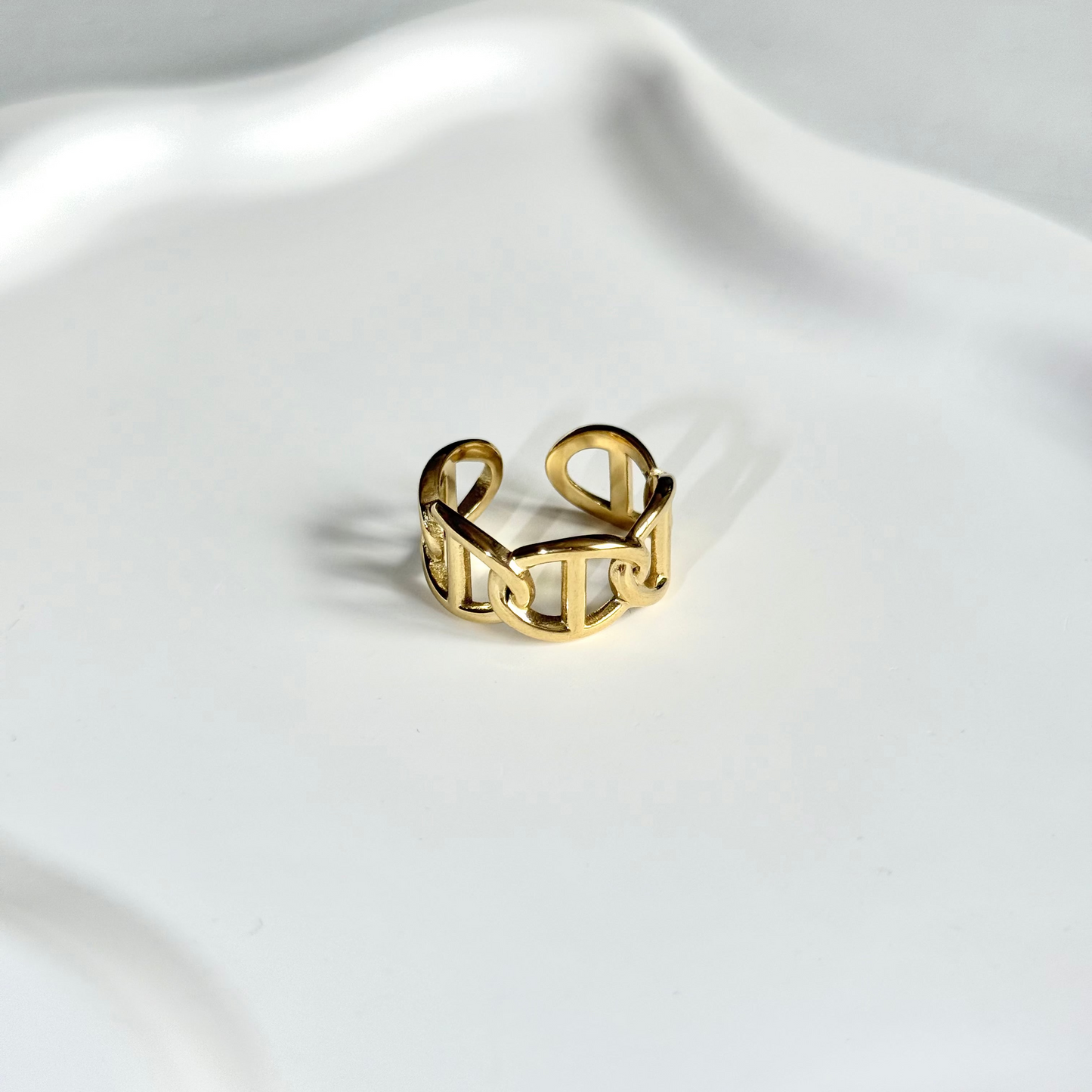 Bague iona acier inoydable