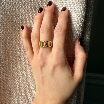 Bague iona acier inoydable