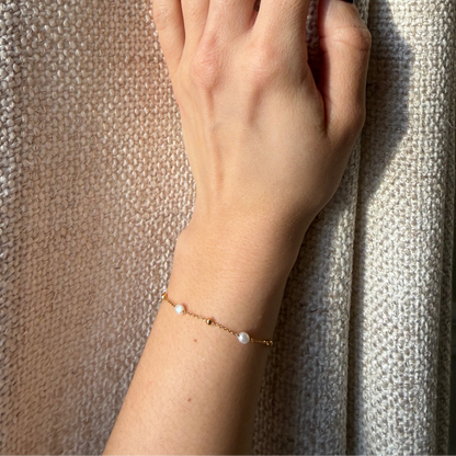 bracelet fin perles sia