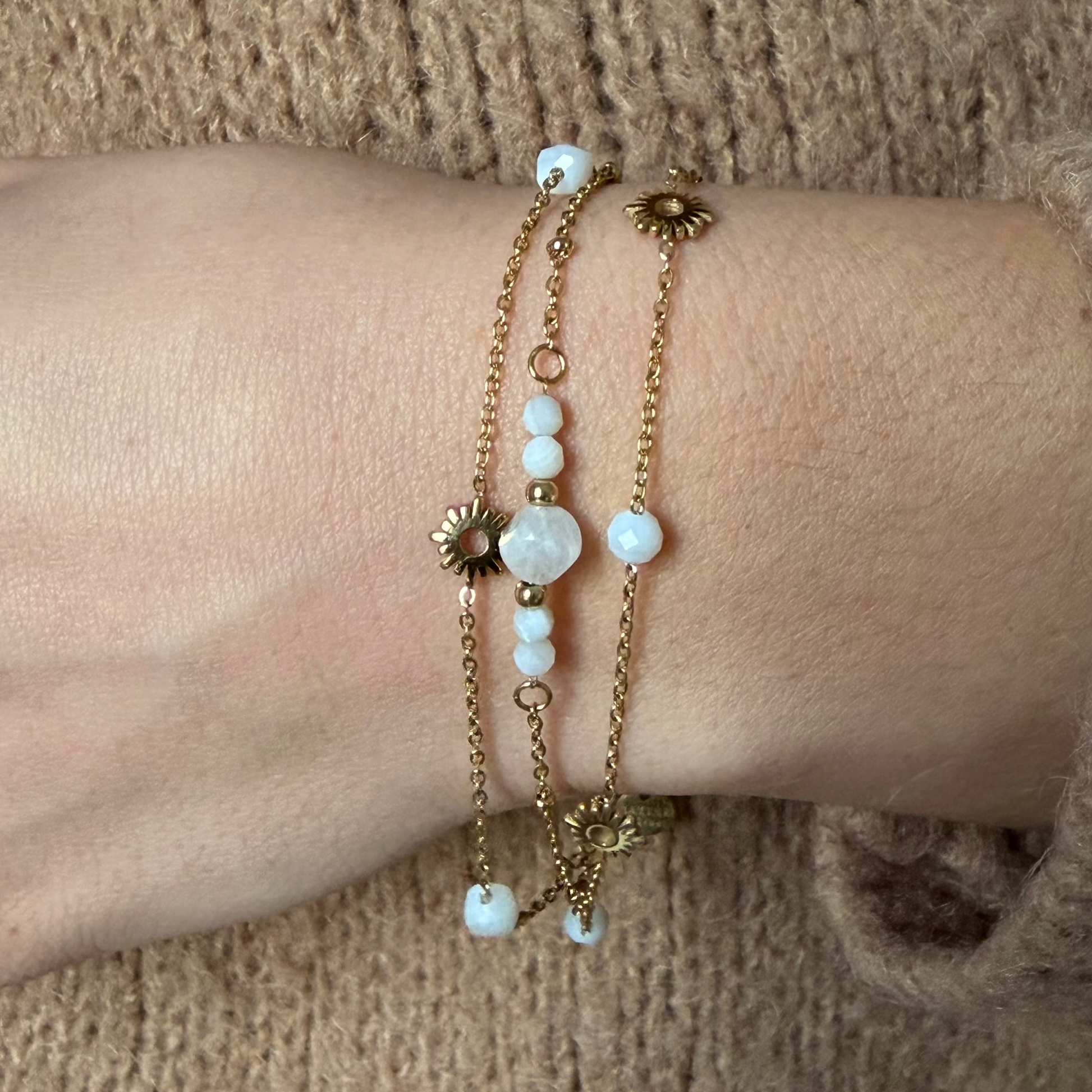 Bracelet trois chaines solis