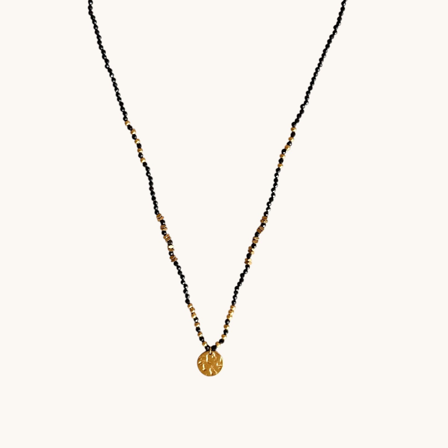 collier astre marine noir