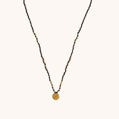 collier astre marine noir