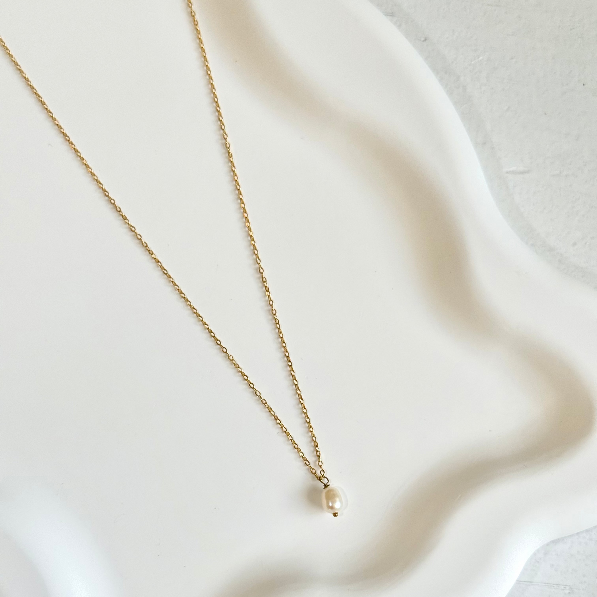 collier naya fin perle
