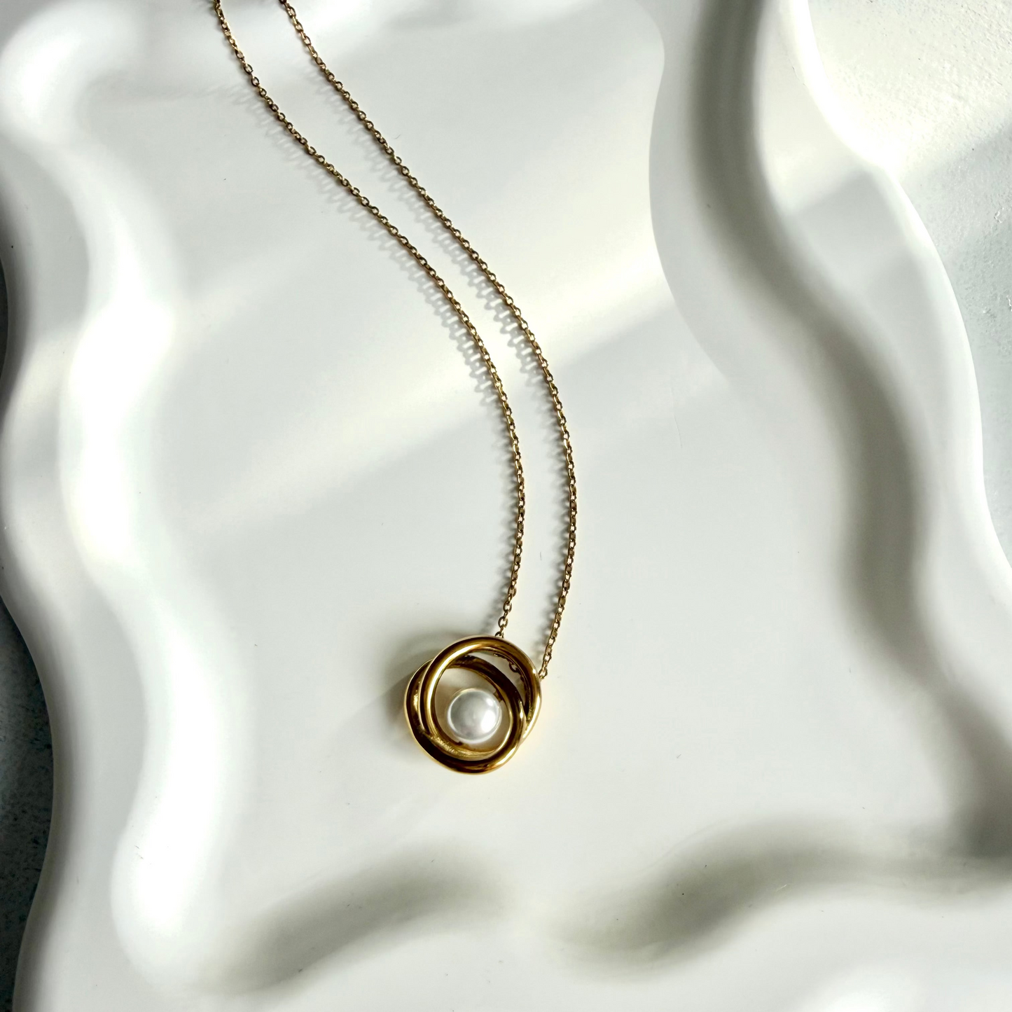 collier oria fin perle