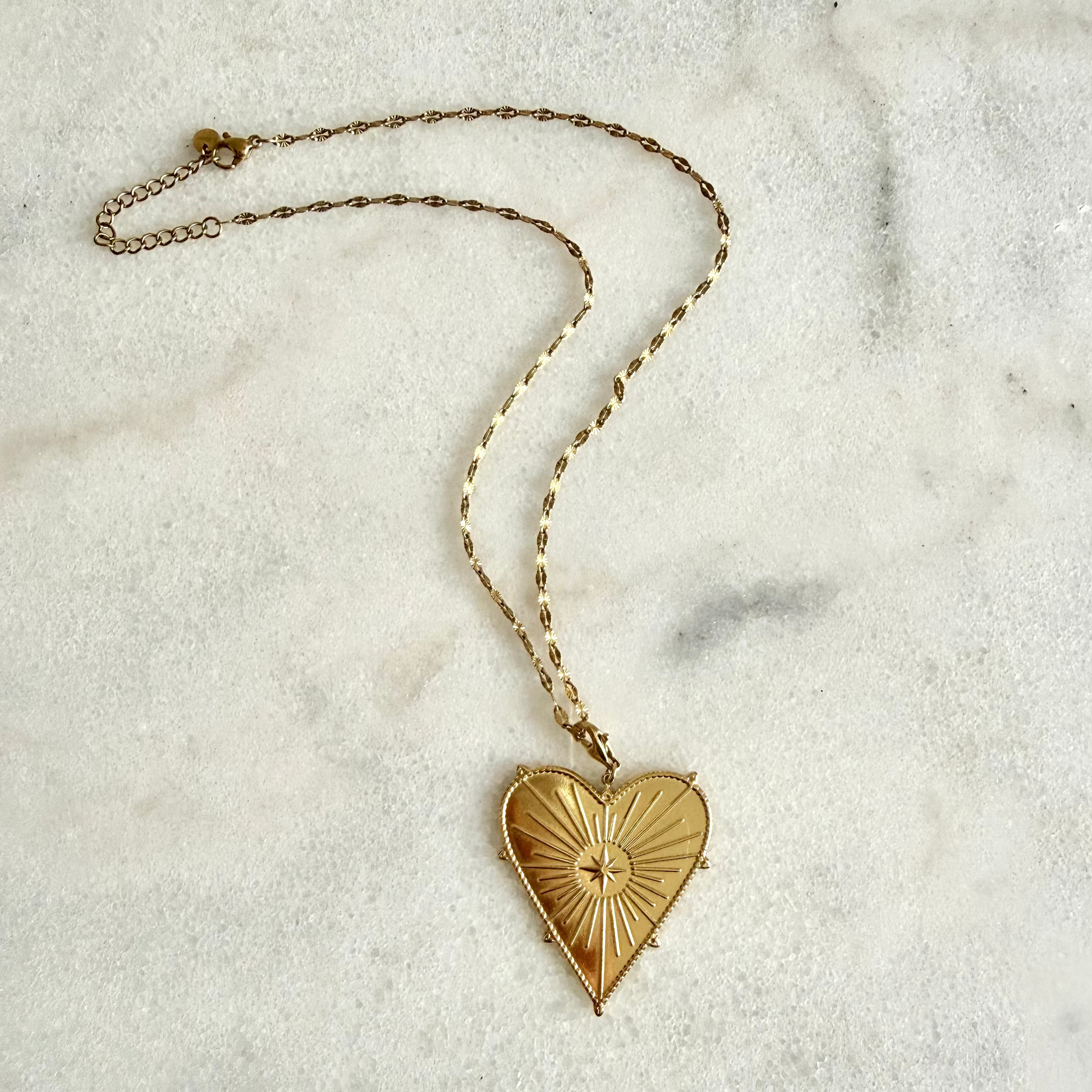 collier solea coeur pendentif