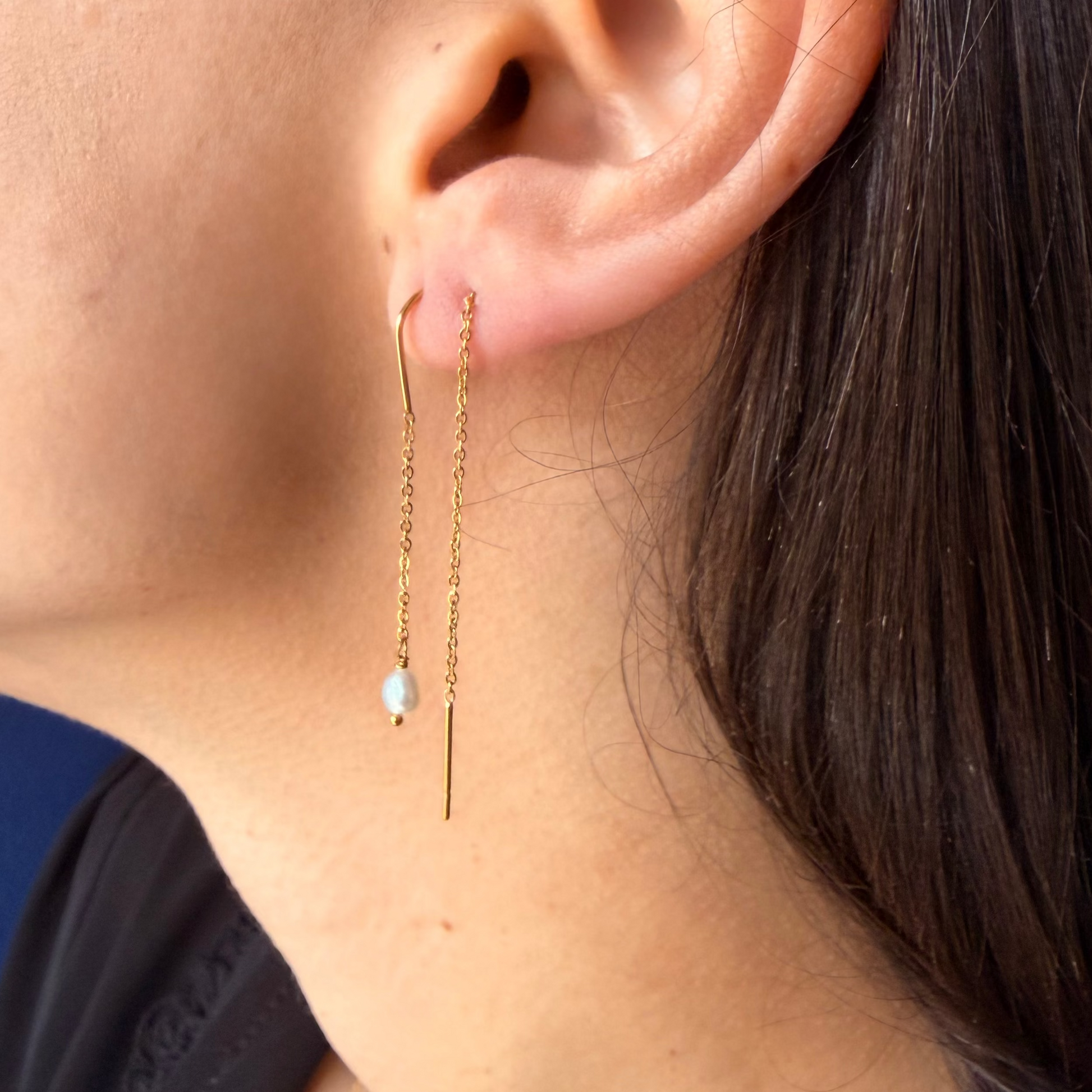 boucles liora perle pendante