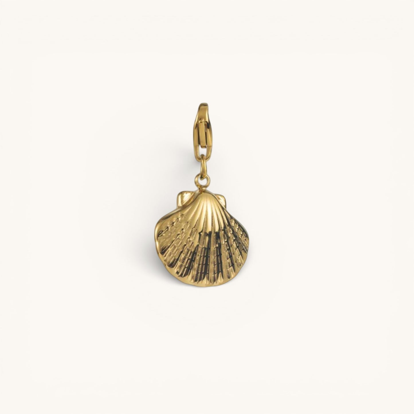 pendentif coquillage acier inoxydable