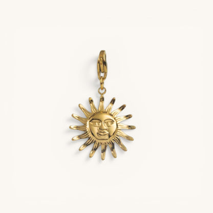 pendentif soleil acier inoxydable