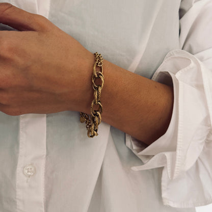 Bracelet rivage acier inoxydable