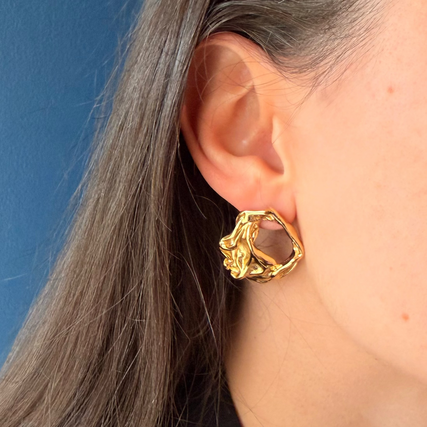 boucles d'oreilles roca acier 