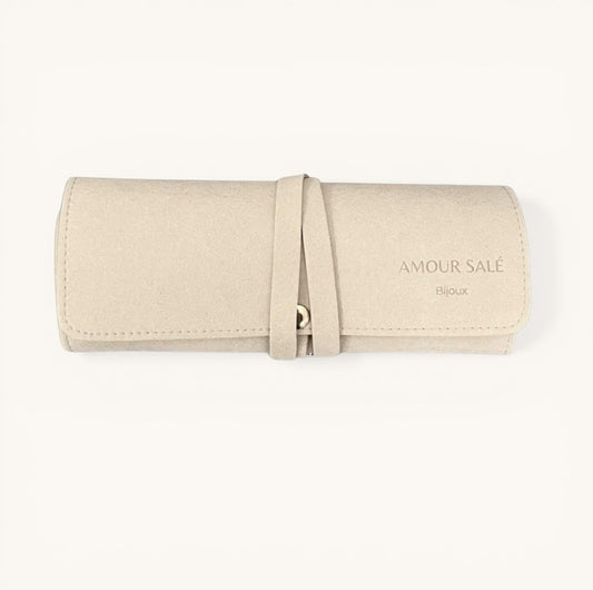 trousse voyage beige