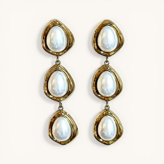 Boucles d'oreilles Vague d'Or